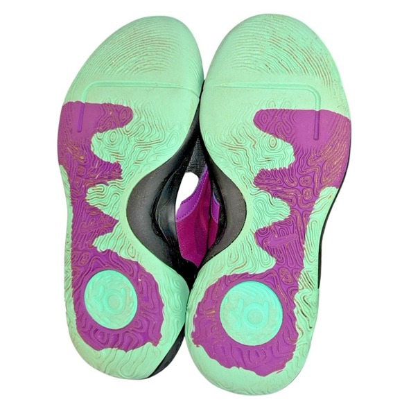NIKE KD TREY 5X MENS 11.5 PRE-OWNED BLACK-VIVID PURPLE-PEACH CREAM Shoes Sneaker main image 11